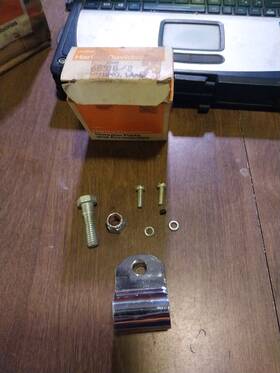 68518-68 Chrome Specialties Harley Davidson Turn Signal Mount Kit Oem Fl Flht Flst Nos In Box