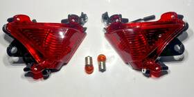 Cts-0033-r Clear Alternatives Kawasaki Ninja Zx-10r Front Turn Signal Lenses 2004-2005 Red