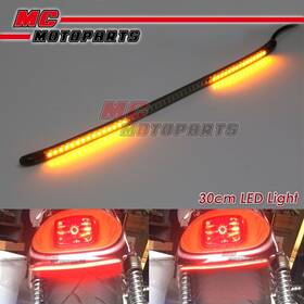 Clcrttlst30smrdywcc004 Createmotor Smoke 30cm Flexible Led Strip Lights For Signal Tail Brake Fits Yamaha Aprilia