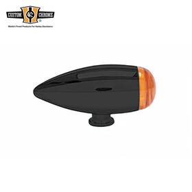 688122 Custom Chrome Turn Signals Led Mini Smooth Bullet Light Marker Amber Lens Fit For Harley