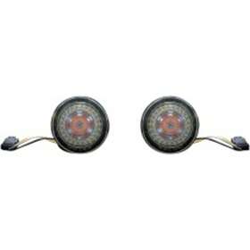 2020-1602 Custom Dynamics Pro Beam Motorcycle Dynamic Ringz Amber/white With Smoke Lens