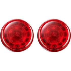 2020-1673 Custom Dynamics Open Box Probeam Motorcycle Rear Led Inserts With Red Lenses