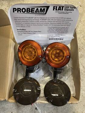 2020-1678 Custom Dynamics Harley Touring Turn Signals With Probeam Led Amber