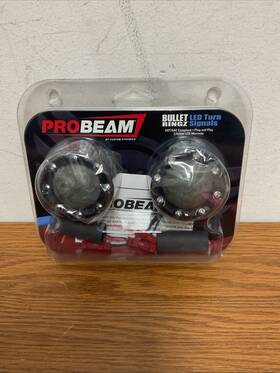 Custom Dynamics 2020-1886 Probeam Bullet Ringz Led Turn Signals Pb-br-rr-ind-bs