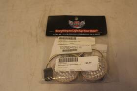 2060-0537 Custom Dynamics 16-18 Flat Ringz Front Turn Signal Insertts For Harley Davidson
