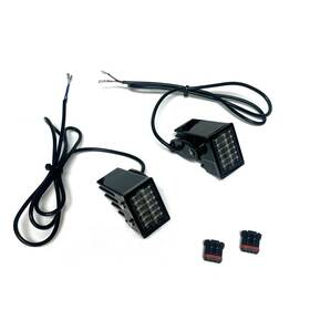 Cd-rts-18st-b Custom Dynamics Rear Strut Mount Turn Signals Harley M8 Softail Black Led Smoke
