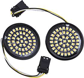 Gen-4-aw-jae Custom Dynamics Genesis 4 Solid Halo Free Led Turn Signal Inserts For Cvo