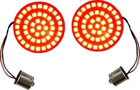 Gen-4-r-1156 Custom Dynamics Genesis 4 Solid Red Bullet Rear Turn Signal Insert