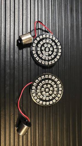 Gen-4-r-1157 Custom Dynamics Genesis 4 Solid Red Led Bullet Style Motorcycle Turn Signal Inserts