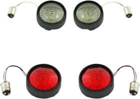 Pb-bcm2-bb-b Custom Dynamics Porbeam Turn Signal Insert Kit Black Red Smoke