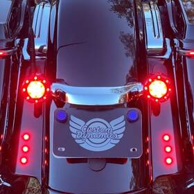 Pb-br-rr-57-cs Custom Dynamics Probeam Bullet Ringz Red 1157 Rear Led Turn Signals