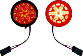 Pb-r-25jae-s Custom Dynamics Probeam Led Rear Turn Signal Inserts Smoke Red #pb-r-25jae-s