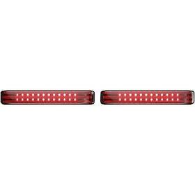 Pb-sbseq-bcm4bs Custom Dynamics Black Smoke Led Sequential Low-profile Bagz Saddlebag Lights
