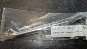 B900 Danchuk Turn Signal Chrome Arm With Black Knob 1955-56-57 Chevrolet New