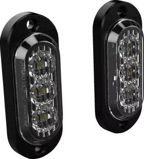 Dnl.t3.10200 Denali Electronics T3 Modular Switchback Led Front Signal Pods Black Amber/white
