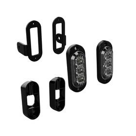 Dnl.t3.10400.k Denali Electronics T3 Front Switchback Led Turn Signal Pod Packaged Kit With Crashbar Mount