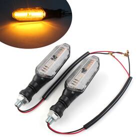 Dictorcoltd 550748688713 2pcs Motorcycle Led Turn Signals Blinker Light Indicator For Kawasaki Honda
