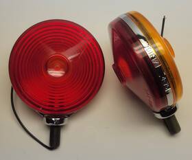 4-752 Dietz Moto Guzzi Eldo 850 California Police Models Oe Chrome Turn Signal Lights