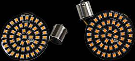 2020-1809 Drag Specialties Led Inserts Amber Bullet-style 1156