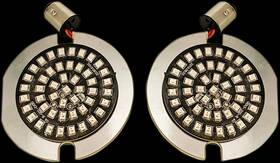 2020-1812 Drag Specialties Led Inserts Red Flat-style 1156