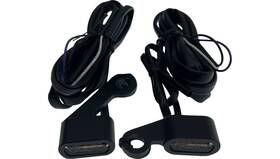 2040-3059 Drag Specialties Led Handlebar Marker Light - Matte Black With Smoke L