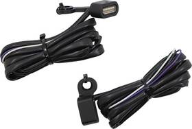 232958 Drag Specialties Handlebar Marker Lights Matte Black Clear #232958
