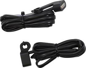 232962 Drag Specialties Handlebar Marker Lights Matte Black Clear #232962