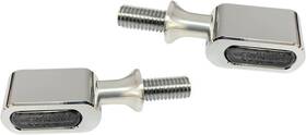28390138 Drag Specialties Universal Marker Lights Chrome Smoke