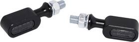 28390156 Drag Specialties Universal Marker Lights Matte Black Smoke