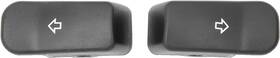 Xf-2-2106-0360 Drag Specialties Turn Signal Switch Extension Caps - Ft11-ft17 Black