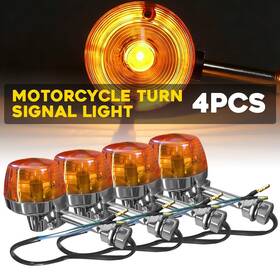 33400-356-671 Drivelin2 4x Turn Signal Light For Honda Cb360t Cb400t Cm400e/t Cm450a/c/e Cb500/750k