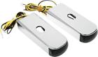 Dsl8-1r Alloy Art Fender Led Strut Marker Lights Raw Lens