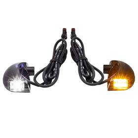Eagle Lights 609851109353 Black Low Profile Led Turn Signal Pods W Drl For 2015 Road Glide