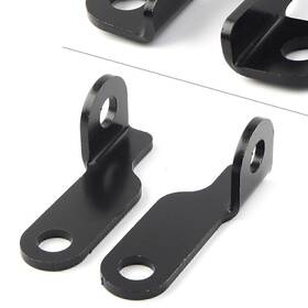 Earthoee 420015807539 2x Fork Clamp Turn Signal Light Mount Bracket Holder For Harley Black