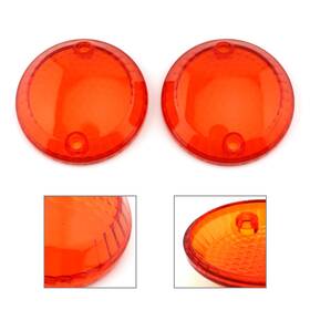 Efmotorshop 550736107165 Motorcycle Turn Signal Light Lens Cover For Suzuki Intruder 1400 Vx800 Amber