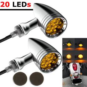 Masunoooo7oo3 Eway For Harley Suzuki Honda Motorcycle Bullet Led Turn Signal Light Amber Blinker Us