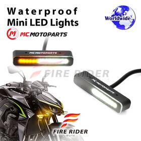 Fr-ttl-388whyw-pn001 Fireriderworld For Honda Motor Fairing 2pcs Smoke Led Turn Signals Light Running Mini Blinker