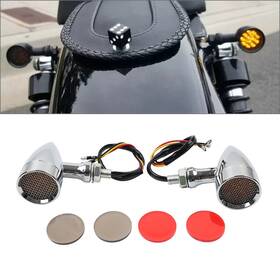 Flashbuyeasy 331234283618 2x Motorcycle Turn Signals Light For Harley Super Glide Fxd Dyna Low Rider Chrom