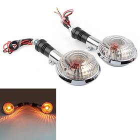 Flashbuyeasy 331234283908 Turn Signal Indicator Light For Vstar Xvs Xv400 650 1100 1300 V-max 1200 Clear
