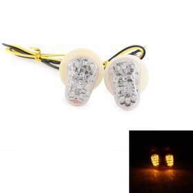 Flashbuyeasy 550749201492 Led Turn Signal Light Indicator Amber Lamp Clear Lens Fit Yamaha Yzf R1 R6 R6s
