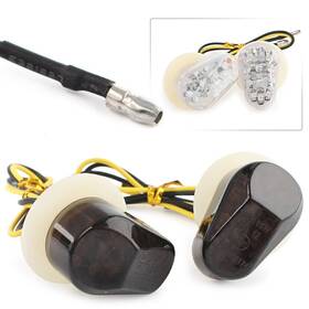 Flashbuyeasy 550749412713 Fit Yamaha Yzf-r1 R6 R6s Fazer Fz1 Fz6r Led Turn Signal Lights Smoke Lens Amber