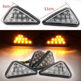 Flashbuyeasy 550749841377 2pcs Led Turn Signal Light Fit Kawasaki Ninja Zx6r Zx7r Zx9r And Honda Cbr 600 F4i