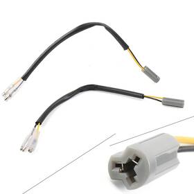 Flashbuyeasyusa 550744778425 2pcs Turn Signal Marker Wire Adapters Plug Connectors Leads Fit Yamaha Indicator