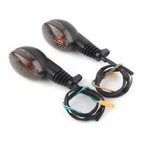 Fortodayyusa 550755542374 Turn Signal Light Indicator Blinker For Kawasaki Ninja 250r /klx250sf/250s Smoke