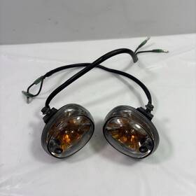 Genuine Scooter Co. C16631200004 Oem Buddy Front Turn Signals Left Right Black Clear Lens