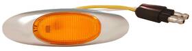 47953 Grote Micronova Led Marker Light - Oval With Chrome Bezel 3 Inch Wide Am