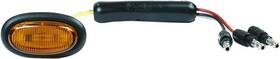 49383 Grote Industries Micronova Led Marker Light 2 Inch Oval Rubber Grommet Dual Intensity Amber