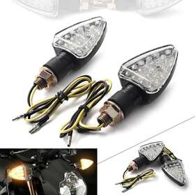Gzyf 612077969755 For Ducati Honda Kawasaki Motorcycle Led Turn Signals Blinker Light Indicator