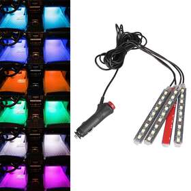 88yf004 Gzyf Atmosphere Decoration Interior Light Lamp Indicator Fit Car Ice Blue Color Dc12v