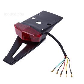Harifoger 717206298307 Rear Fender Led Brake Tail Light Turn Signals Running Lamps License Plate Red